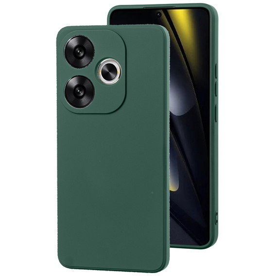 Husa pentru Xiaomi Poco F6, Silicone Lite, verde