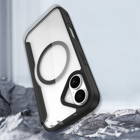 Husă Dux Ducis pentru iPhone 17, Skin X Pro, cu clapetă, pentru MagSafe, negru