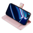 Cu clapetă pentru Realme 11 Pro 5G / Pro+ 5G, Wallet Zipper Pocket, roz
