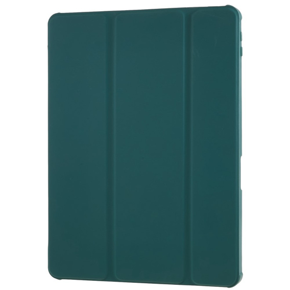 Husă pentru iPad 10.2 2021 / 2020 / 2019, Smartcase Hybrid, cu spațiu pentru stylus, verde închis