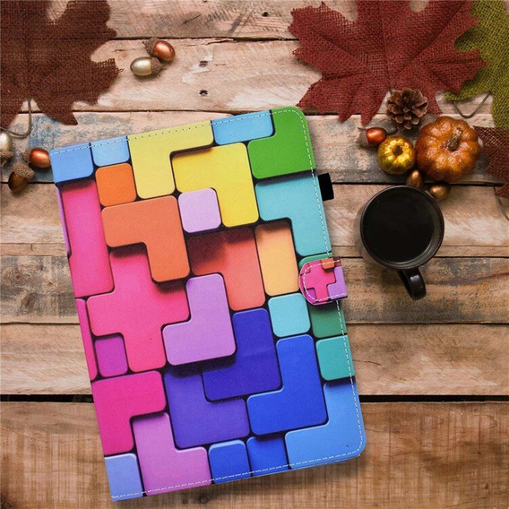 Husă pentru Lenovo Tab M10 Plus 10.6 Gen 3 TB-125F TB-128F, Smartcase, blocks