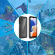 Husă impermeabilă IP68 pentru Samsung Galaxy A14 5G, negru