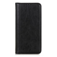 Husa cu clapetă pentru Samsung Galaxy S25 Ultra, Split Leather, negru