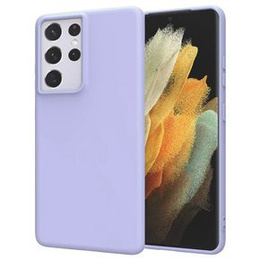 Husa pentru Samsung Galaxy S21 Ultra, Silicone Lite, lavanda