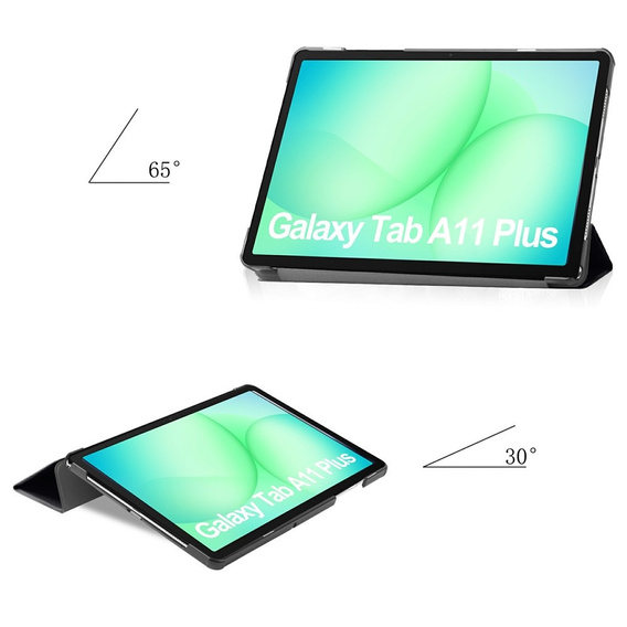 Husă inteligentă cu imprimeu pentru Samsung Galaxy Tab A11+/A9+