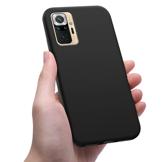 Caz subțire pentru Xiaomi Redmi Note 10 Pro, Slim, negru