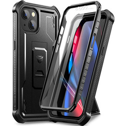 Husă blindată pentru iPhone 13 / 14, Dexnor Full Body, negru