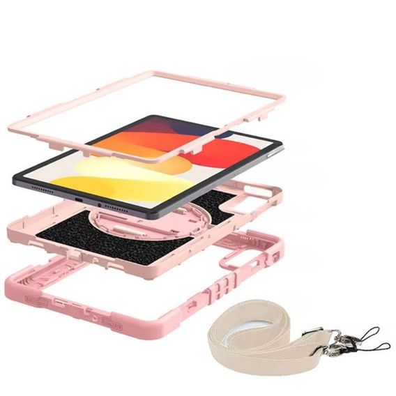 Carcasă pentru Xiaomi Redmi Pad SE 11", Armoured Protective, roz