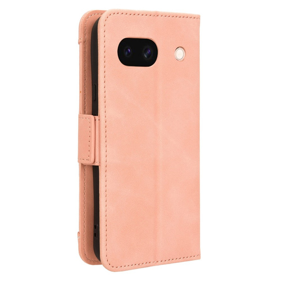 Cu clapetă pentru Google Pixel 8A, Card Slot, roz