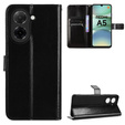 Cu clapetă pentru Xiaomi Redmi A5, Crazy Horse Wallet, negru