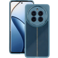 Husă din silicon pentru Realme 12 Pro 5G / 12 Pro+ 5G, cu protecție pentru cameră, transparent / albastru