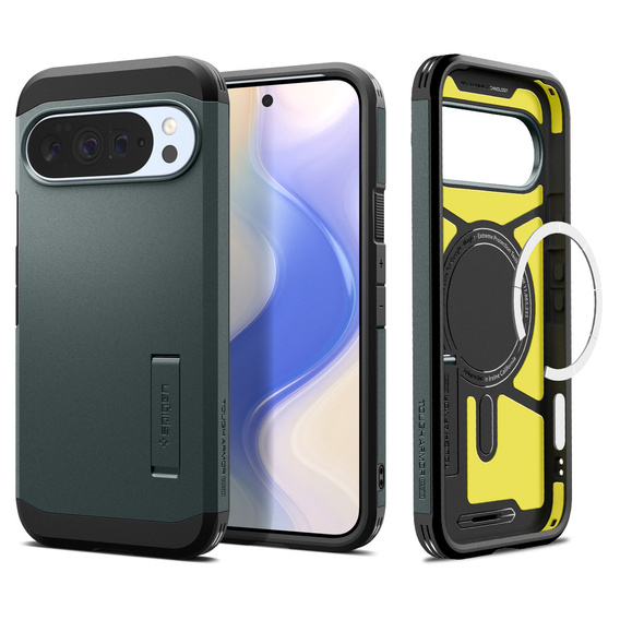 Carcasă Spigen Tough Armor MagSafe pentru Google Pixel 10 Pro XL, Abyss Green