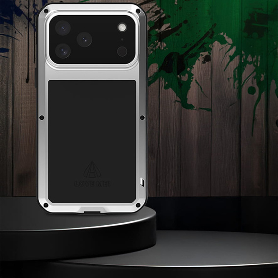 Carcasă blindată cu sticlă temperată pentru iPhone 17 Pro