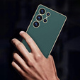 Huse pentru Samsung Galaxy S25 Ultra, GKK Leather, verde