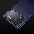 Huse pentru Xiaomi Poco X4 Pro 5G, Carbon, albastru