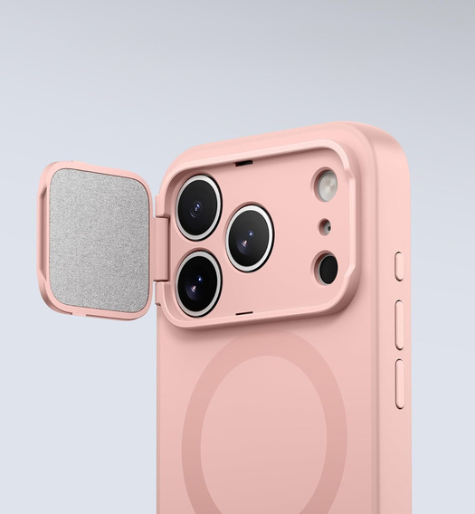 Husă Suritch rezistentă la șocuri, cu suport și capac pentru cameră, pentru MagSafe pentru iPhone 17 Pro Max