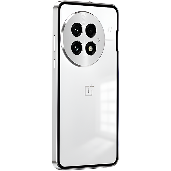 Carcasă pentru OnePlus 13R, Frame Case, de argint