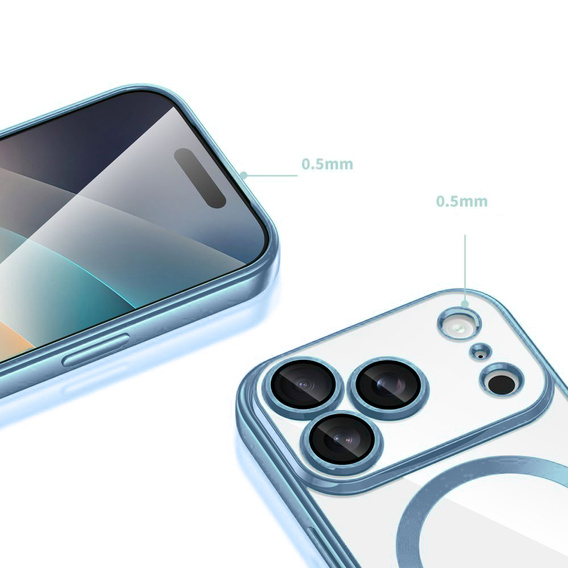 Carcasă magnetică cu protecție pentru lentile pentru iPhone 17 Pro Max