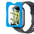 2x sticlă călită cu cadru de montare ERBORD pentru Xiaomi Redmi Watch 5 Active