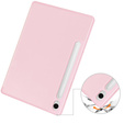 Husă pentru Samsung Galaxy Tab S10 Lite / S10 FE / S9 FE, Smartcase cu spațiu pentru stylus, roz