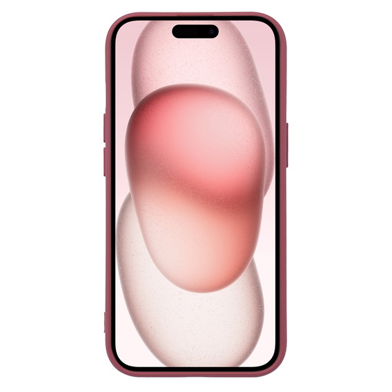 Husa pentru iPhone 15, Silicone Lite, roșu