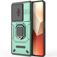 Husă pentru Xiaomi Redmi Note 13 5G, KickStand Camera Lens, verde