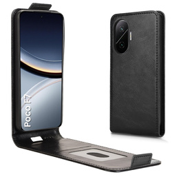 Cu clapetă pentru Xiaomi Poco F7, Flip, negru