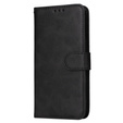 Cu clapetă pentru Realme C67, Leather Wallet, negru