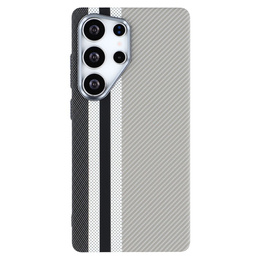 Carcasa pentru Samsung Galaxy S25 Ultra, Carbon Fiber MagSafe, gri