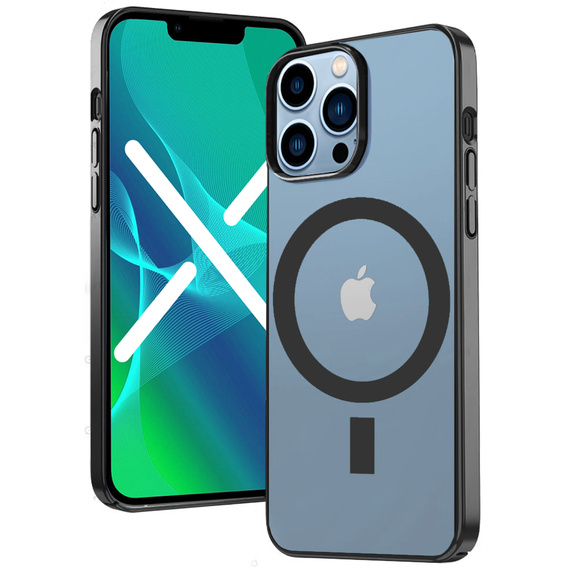 Huse pentru iPhone 13 Pro Max, ERBORD Hybrid MagSafe Case, albastru