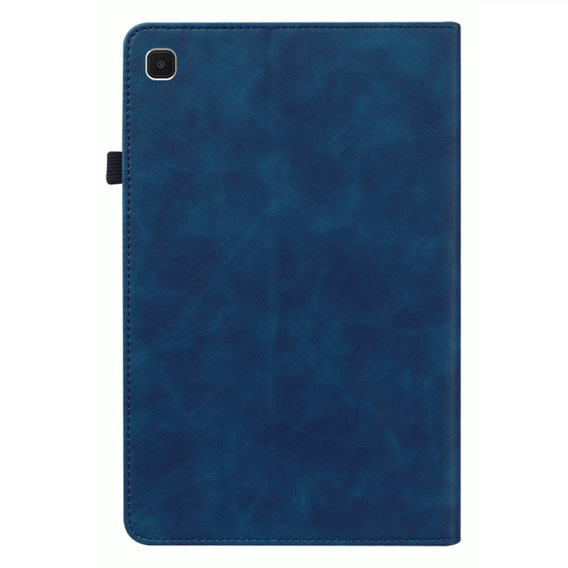 Husa pentru Samsung Galaxy Tab A7 Lite, Wallet Pen Slot, albastru