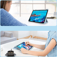 Husă pentru iPad Air 13" 2025/2024 (7/6 gen.), Smartcase Hybrid, cu spațiu pentru stylus, albastru