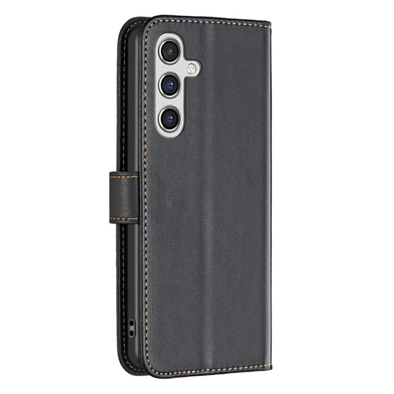 Husa cu clapetă pentru Samsung Galaxy A35 5G, BINFEN Wallet, negru