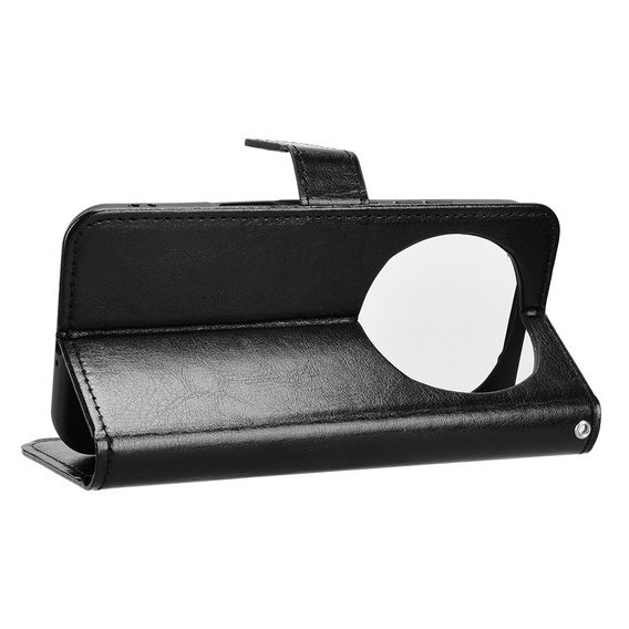 Husă tip portofel Crazy Horse pentru Honor Magic 8 Pro