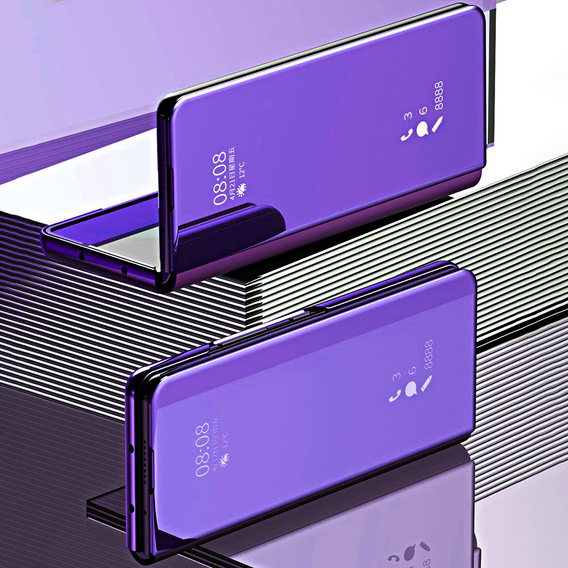 Huse pentru Samsung Galaxy Z Fold3 5G, Clear View, violet