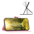 Cu clapetă pentru Samsung Galaxy A15, Wallet, BINFEN COLOR, roz