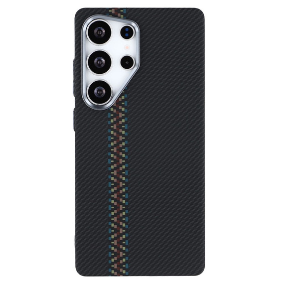 Carcasa pentru Samsung S25 Ultra, Carbon Fiber MagSafe, negru