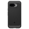 Carcasa Spigen pentru Google Pixel 9A, Rugged Armor MagSafe, negru + Tempered Glass 9H