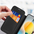 Husă Dux Ducis pentru iPhone Air, Skin X Pro, cu clapetă, pentru MagSafe, negru