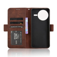 Cu clapetă pentru Xiaomi Poco F7 Ultra, Card Slot, maro