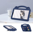 Husă pentru copii pentru Samsung Galaxy Tab A7 Lite 8.7 T220/T225, Cute Patterns, cu suport, albastru închis