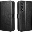Cu clapetă pentru OnePlus Nord 5, Crazy Horse Wallet, negru
