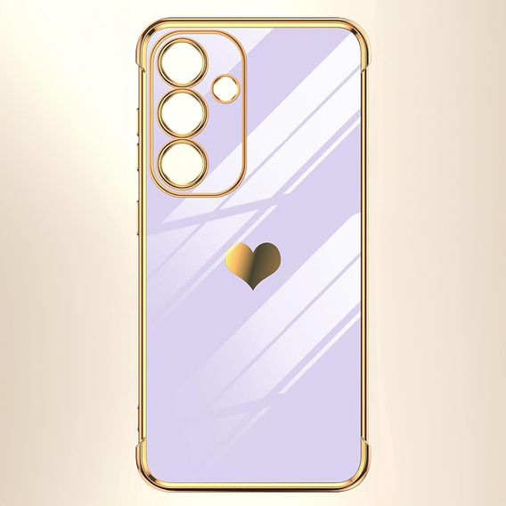 Huse pentru Samsung Galaxy S25 FE, Electro heart, violet