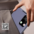 Husă cu clapetă pentru Samsung Galaxy A55 5G, Smart View Wallet, violet