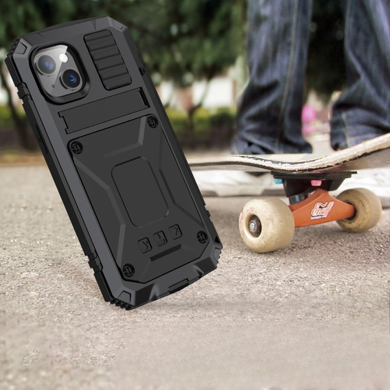 Husă blindată pentru iPhone 14, R-JUST, negru