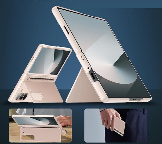 Carcasă din sticlă cu protecție completă 360° pentru Samsung Galaxy Z Fold6 5G