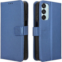 Cu clapetă pentru Samsung Galaxy M15 5G, Wallet Smart Magnet, albastru