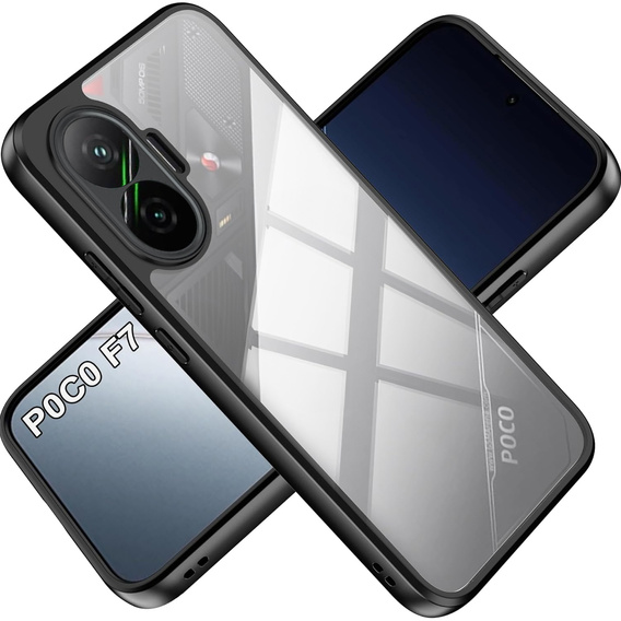 Carcasă transparentă Fusion Hybrid pentru Xiaomi Poco F7 5G