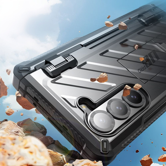 Husă Supcase Unicorn Beetle Pro cu sticlă 9H și compartiment pentru Slim S-Pen pentru Samsung Galaxy Z Fold6