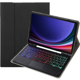 Carcasă + tastatură Samsung Galaxy Tab S9 FE X510 / X516, with touchpad, negru